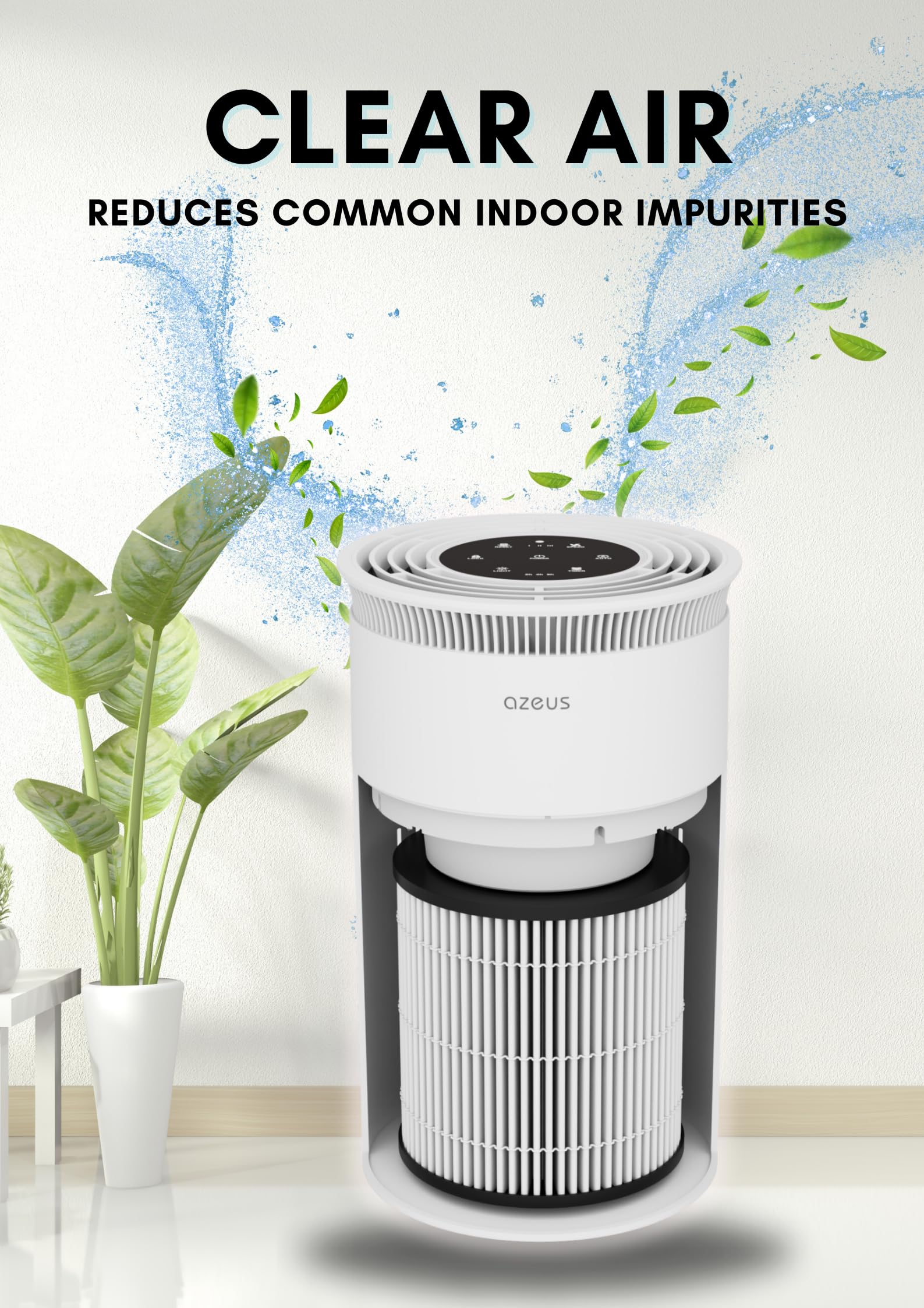 Amazon.com: Azeus C8 True HEPA Air Purifier, 5-Stage Filtration